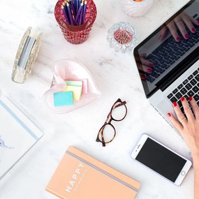 Coração Porta Objetos em Murano Jade Rosa