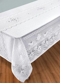 Toalha de Mesa Retangular Bule 215x150 Cm
