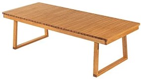 Mesa Jantar Retangular Itacaré Stain Jatobá 250cm - 76740 Sun House