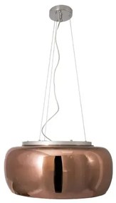 Pendente Metal Vidro Cristal 60Cm Yamamura - COBRE
