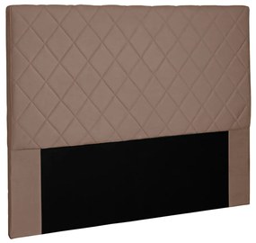 Cabeceira Decorativa Queen Size 1,60M Baelon Suede Caramelo G63 - Gran Belo