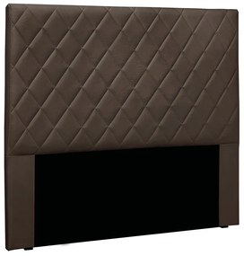 Cabeceira Cama Box Casal 140 cm Dubai Veludo S04 - D'Rossi - Marrom