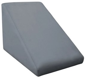 Rampa Pet Almofadada Veludo Cores para Cachorros e Gatos Rampinha Pet - Cinza Grafite