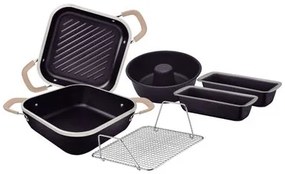 Kit Tramontina Lyon Alumínio Forjado Starflon Grafite 6 Peças