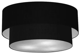 Plafon de Sobrepor Cilíndrico SP-3017 Cúpula Cor Preto