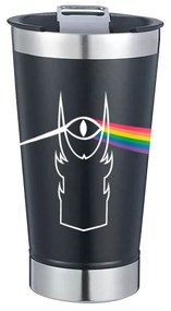 Copo Térmico Olho de Sauron Prisma Senhor dos Anéis Com Tampa e Abridor Chopp