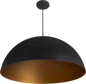 Pendente Aluminio Preto Dourado