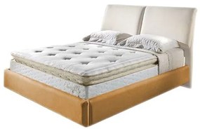 Cama One Touch Caramelo e Bege para Colchão King 193cm - 64074 Sun House