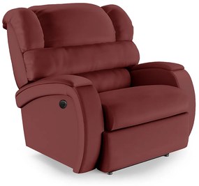 Poltrona do Papai Reclinável Napoli Power Elétrica PU FH1 - D'Rossi - Vermelho