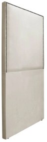 Cabeceira Solteiro Bali P02 90 cm para cama Box Suede - ADJ Decor