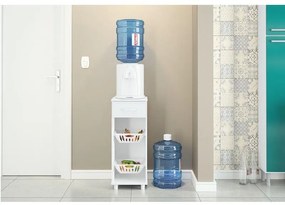 Fruteira Balcão Bebedouro Água Compacta 1 Gaveta Branca