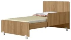 Berço Americano Mini Cama Com Rodízios Charme Nature/Off Z49 - Mpozena