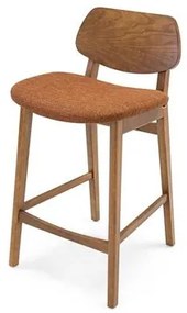 Banqueta Leda Baixa Cinamomo Assento Tecido Caramelo 90cm - 77155 Sun House