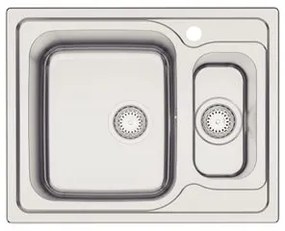 Cuba de Sobrepor Tramontina Marea Deep 1.5C 34 em Aço Inox Acetinado 62 x 50 cm Furo para Torneira