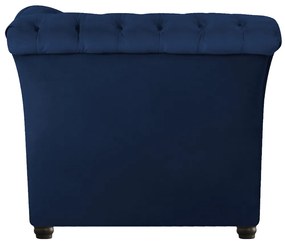 Namoradeira Chesterfield Sofia Suede Azul Marinho - ADJ Decor