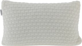 Almofada Kacyumara Tricot 100% Acrílico Vivat 45x45 - Off White  Off White