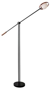 Coluna Viga 11,5X27X130Cm 01Xg9 Globo Ø12Cm - Usina 50045/1 (FN-F - Fendi Fosco, Ambar)