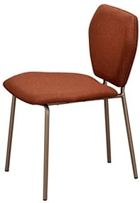 Cadeira Ravello Assento Trama Marte Base Metalizada Gold - 77376 Sun House