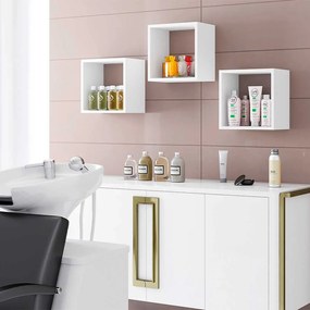 Kit 6 Nichos Organizador 30x30cm Branco G01 - Gran Belo