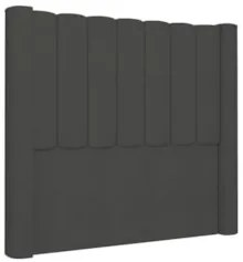 Cabeceira Casal Queen Cama Box 160cm Claire Z04 Veludo Grafite - Mpoze