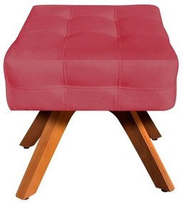 KIT 02 PUFFS GIRATORIO ELISA SUEDE BASE  - Rose