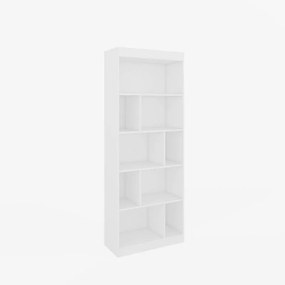 Estante Livreiro 9 Nichos Home Office Escritório Branco