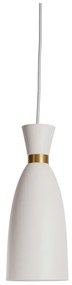 Pendente Look Ø11X27,7Cm 1Xe27 | Usina 16715/11 (BT - Branco Texturizado, BT - Branco Texturizado)