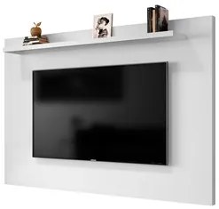 Painel Suspenso Para TV Até 50 Pol. Prateleira Flex Kenzo Branco - Bec