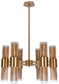 Pendente Ferro Vidro Ouro Envelhecido Bastille