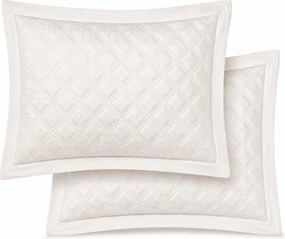 Jogo 2 Porta Travesseiros Literie Mist - Off White - 50x70cm 50x70cm