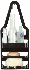 Porta Shampoo Roma Preto 1 Peça