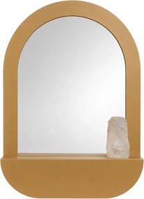 Espelho Led Quartzo E Metal Dourado 60w 3000k Rituais