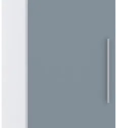 Guarda Roupa Modulado Sapateira 50cm Taiga Grey/Branco L01 - Mpozenato