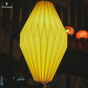 Lustre Vagalume Âmbar 45cm