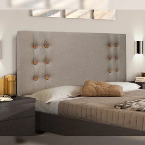 Cabeceira Decorativa 1,40M Kors Linho Areia G63 - Gran Belo