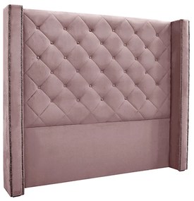 Cabeceira Decorativa King Size 2,19M Loewe Veludo Lilás G63 - Gran Belo