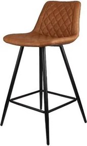 Banqueta Nara Base Aço Assento Marrom 91cm - 66246 Sun House