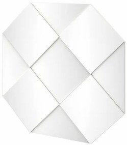 Painel Decorativo Ametista com Espelhos cor Off White Brilho 85 cm (LARG) - 57713 Sun House