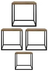 Conjunto Mesas de Centro Cube Vermont - Artesano