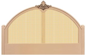 Cabeceira Queen Lavanda Fendi Nouveau com Palha Provençal Kleiner