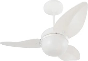 Ventilador De Teto Termoplastico Branco Smart