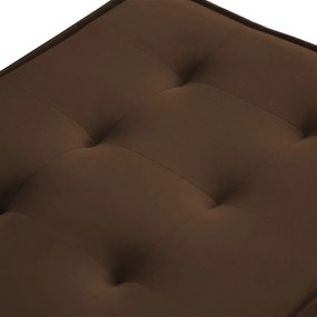 Puff Decorativo Coímbra 60x80 Suede Marrom