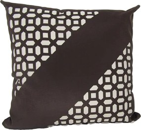 Capa Almofada Provence Vitral Marrom 50x50cm