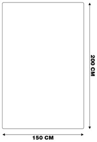 Tapete Sala de Estar 150x200cm Labrador Rubi G30 - Gran Belo