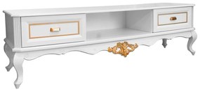 Rack Lavanda - Branco c/ Detalhes Dourado Soleil Kleiner