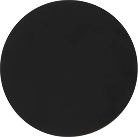 Arandela Led Abs Preto 8W 3000K Ip65 Eclipse