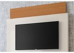 Painel Home Suspenso para TV TB120 Off White/Freijó - Dalla Costa