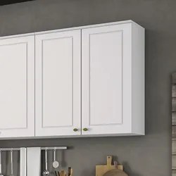 Armário Aéreo 80cm 2 Portas 100% MDF Americana Branco HP - Henn