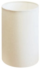 Cúpula Abajur Cilíndrica Cp-7002 Ø13x30cm Branco