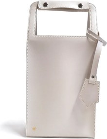 Porta Garrafas Duplo Sottile Casa em Couro PU Gelo